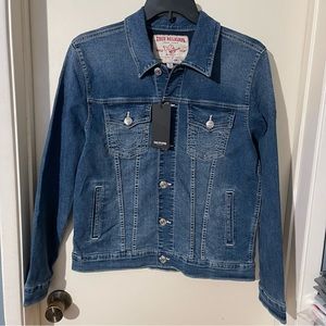 True Religion  Denim Trucker Jacket Men's Medium Tidal Wash